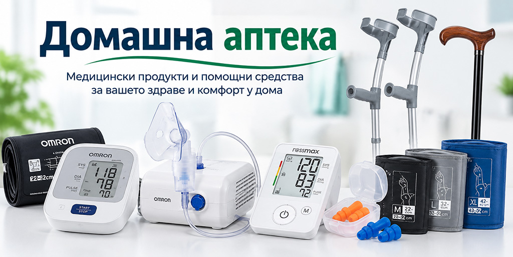 Домашна аптека - медицински продукти и помощни средства
